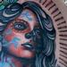 Tattoos - Day Of The Dead Girl With Shears Tattoo - 84160
